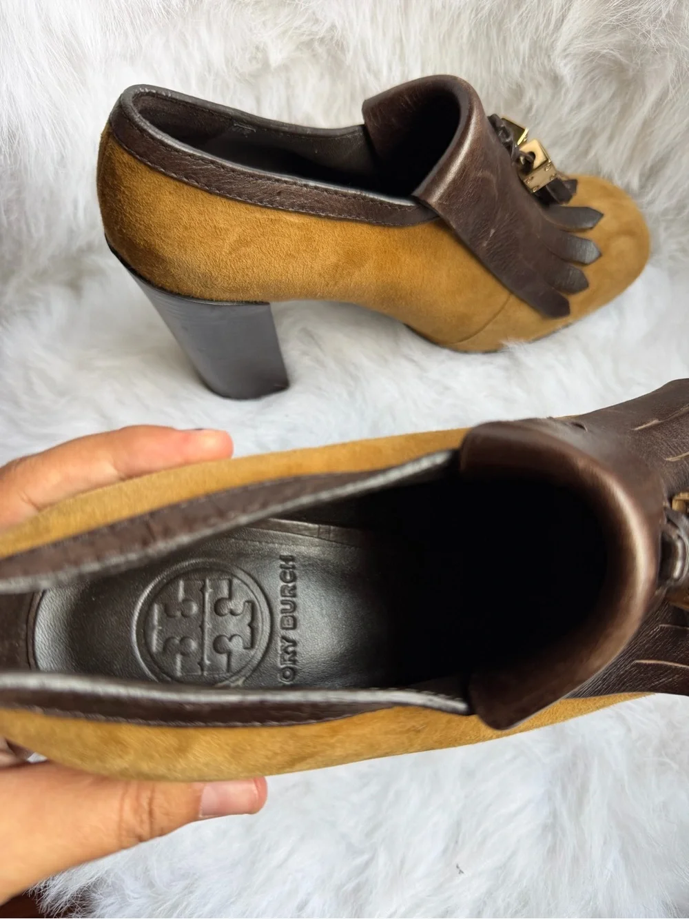 Tory Burch darker fringe